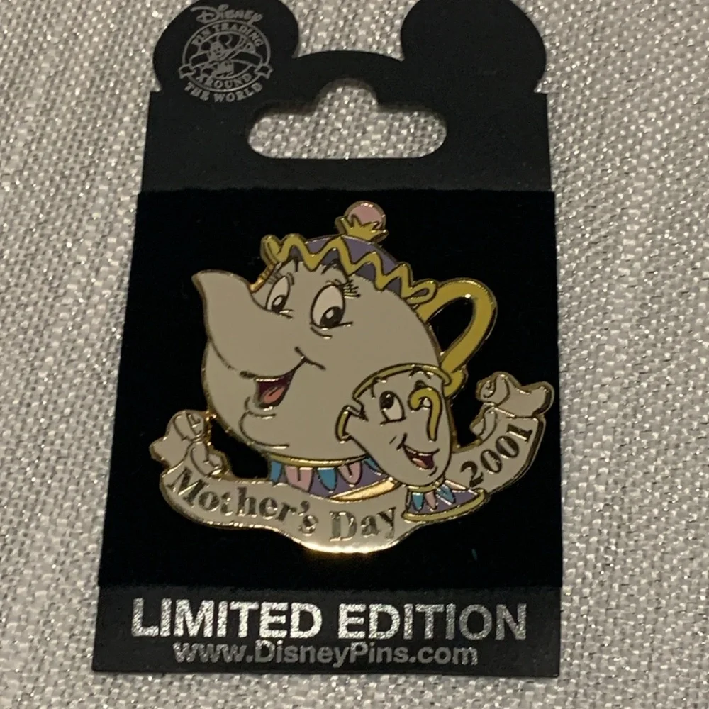 Mother's Day 2001 Mrs. Potts & Chip Beauty & the Beast HTF Disney Pin 5019 - Picture 2 of 7